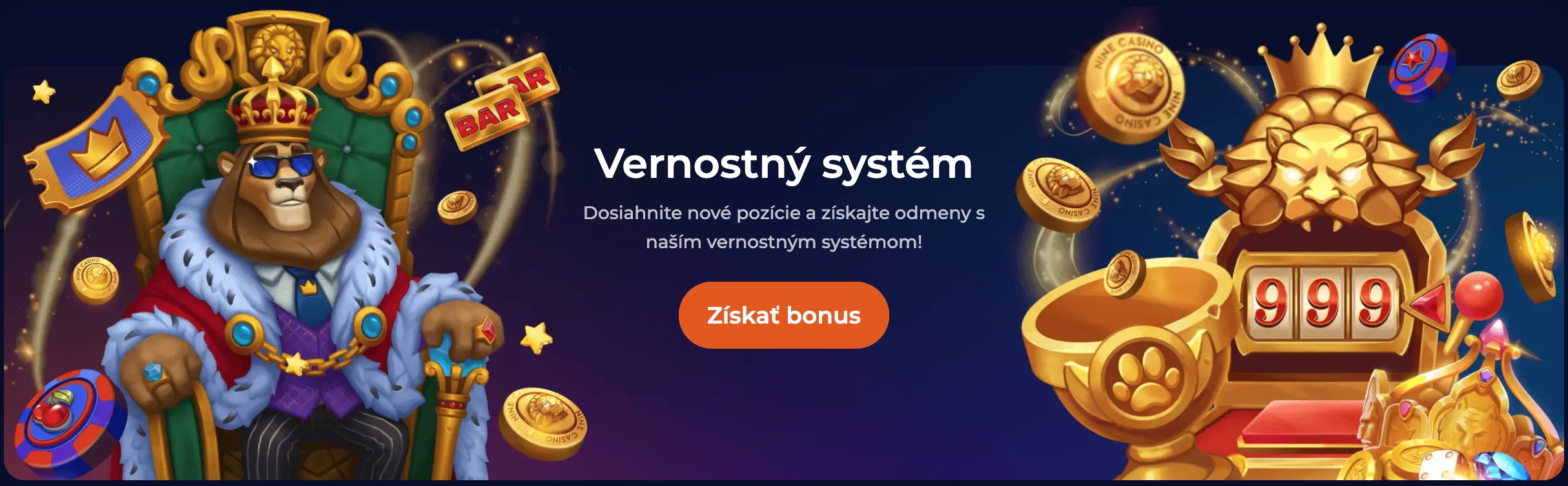 Vernostný program v Nine Casino